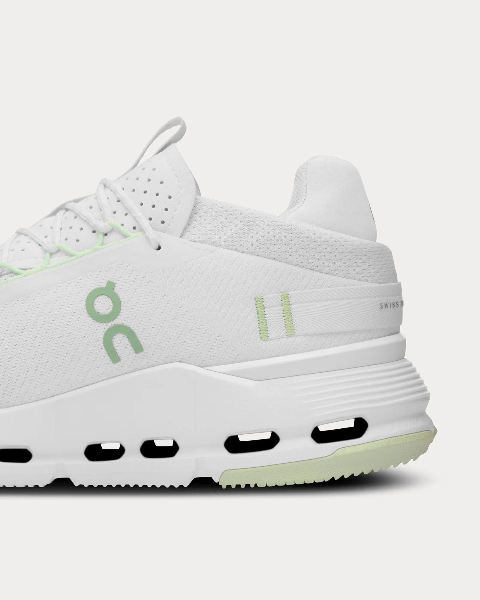 Cloudnova White / Sage Running Shoes