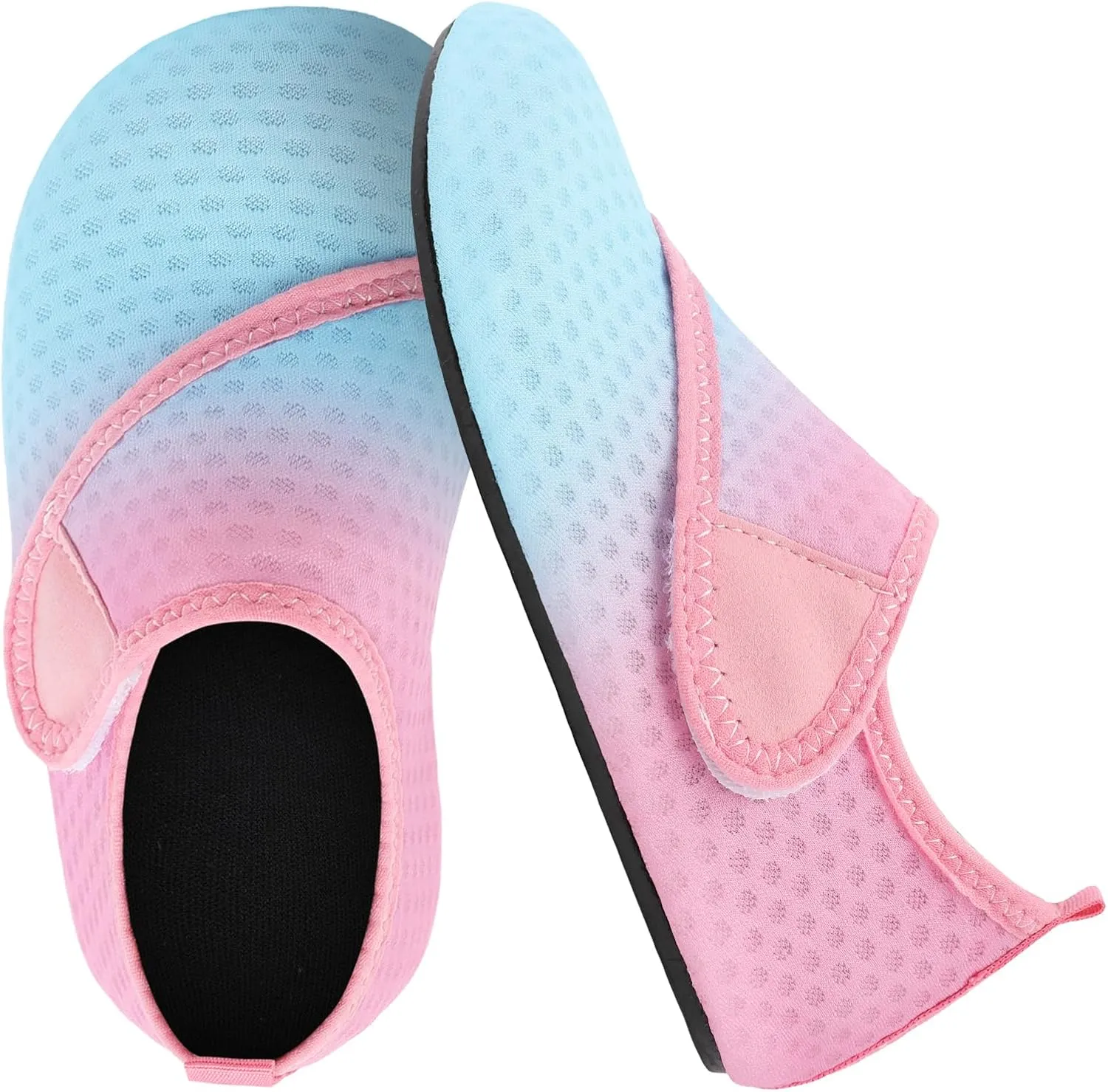 L-RUN Toddler Water Shoes Quick Drying Barefoot Boys Girls Aqua Socks Kids Swim Shoes for Beach Pool Surfing Yoga