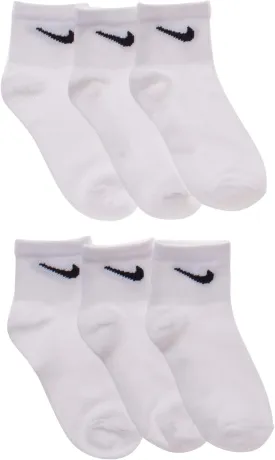 Nike Young Athletes Kids Ankle Cut Socks (6 Pairs/Pack),10C-3Y Shoe/ 5-7 Sock