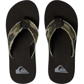 Quiksilver Mens Monkey Abyss Flip Flops - Green