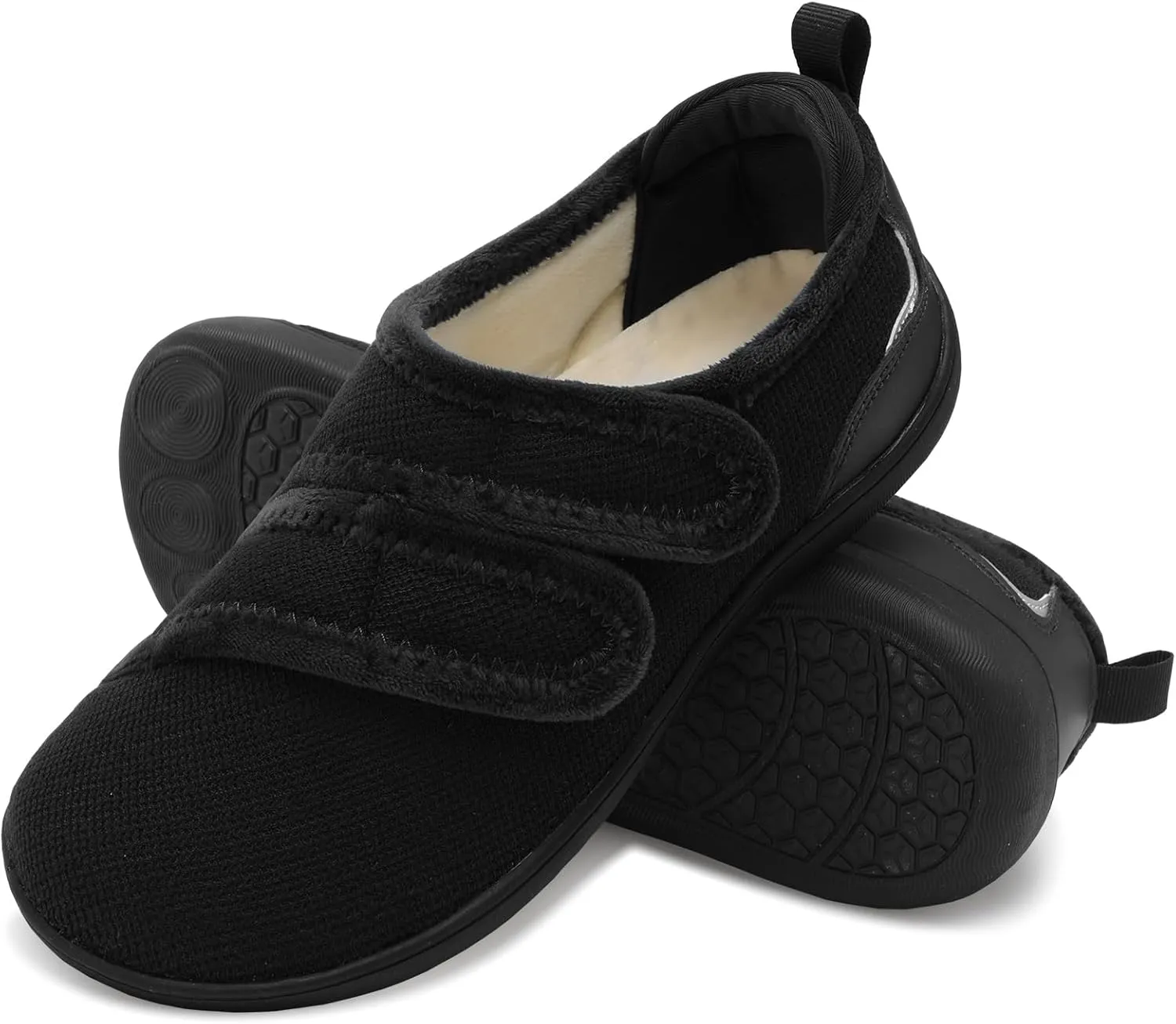 XIHALOOK Slippers for Women Diabetic Shoes Wide House Shoes Adjustable for Edema Plantar Fasciitis